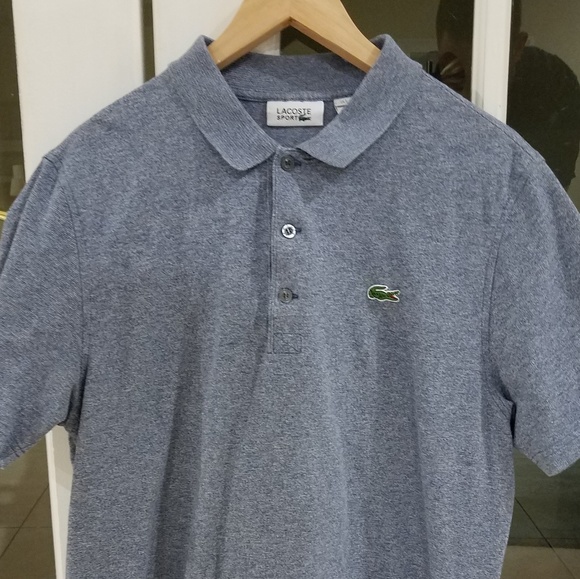 lacoste sport slim fit polo